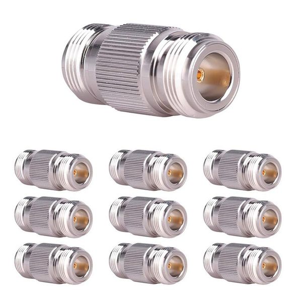 

smart power plugs 10pcs n-female to connector rf coax cable adapter barrel connectors double female plug by xrds-rf