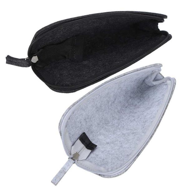 

storage bags pen case felt pencil bag thickened flat paint brush dust-proof tools 4