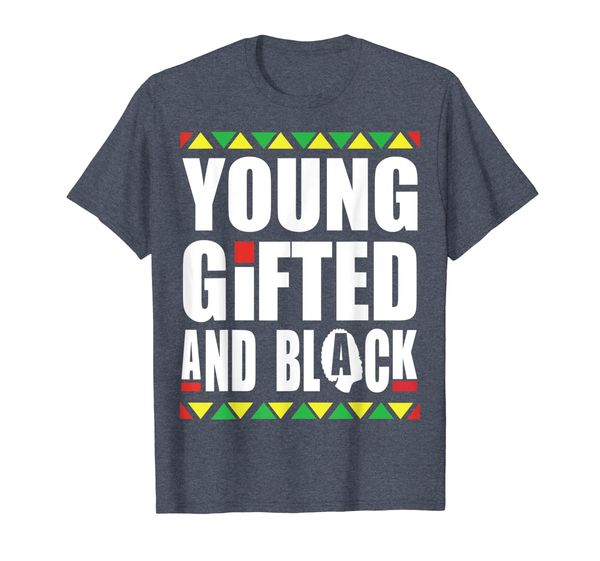 

Young Gifted and Black history month t shirt, Mainly pictures