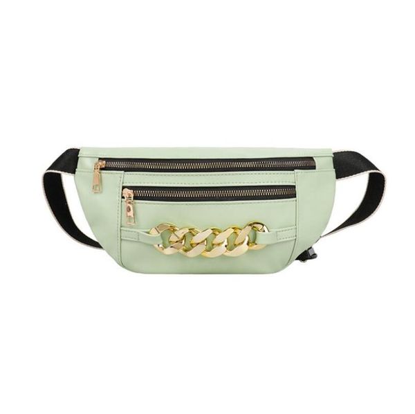 

waist bags 2021 casual bag women chest fashion shoulder female pu belt fanny pack