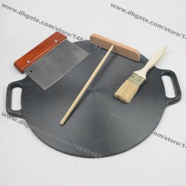 32 cm uso comercial de uso em casa use fogão fasting ferro crepe crepe crepe placa crepe