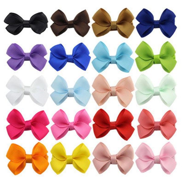 

dog apparel 30/50pcs colorful bows alloy clip pet grooming accessories products for holidays hair