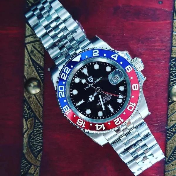 

wristwatches pagani design-men's watch pd-1662 business sapphire glass stainless steel waterproof mechanical watches, Slivery;brown