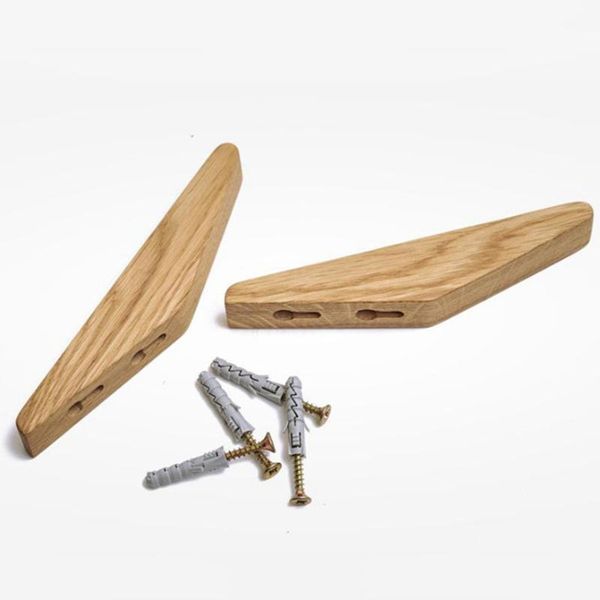 

laundry bags xd-natural wood coat hook clothes hanger wall bathroom storage rack towel multifunction art decor home ki