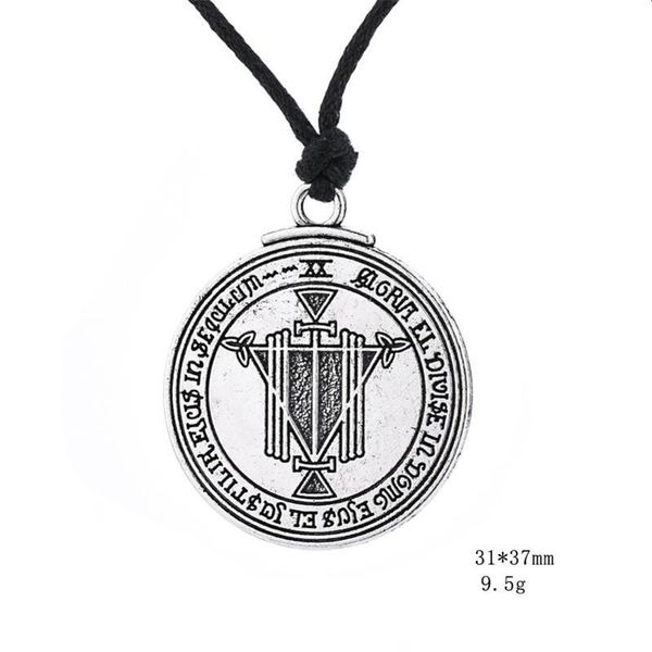 

pendant necklaces lovers alloy solomon magic fortune necklace party anniversary gift for family members, Silver