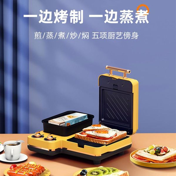 

bread makers munda sandwich maker light breakfast machine household multifunctional heating toast press toaster waffle