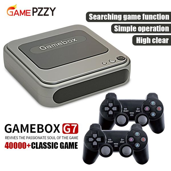 

portable game players retro consoles video console with wireless controllers built-in 50 emulators 40000+ games for ps1/n64 vs super