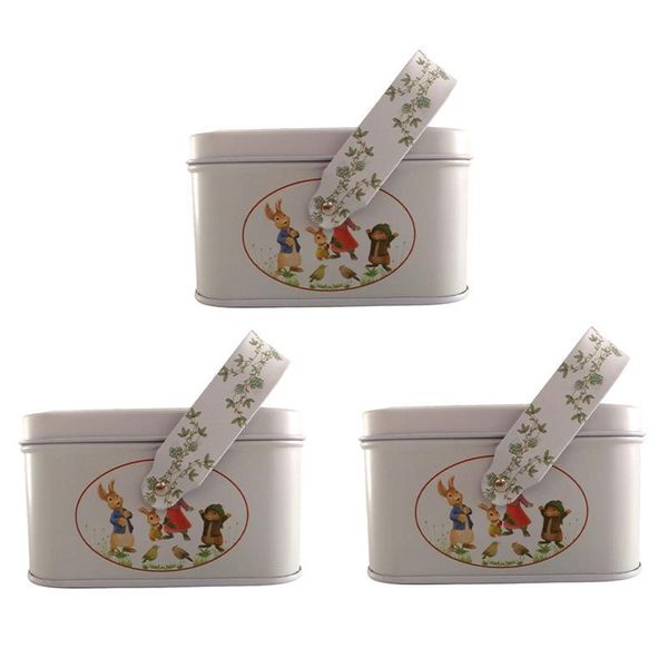 

gift wrap 3pcs easter theme decorative tinplate box packing case candy
