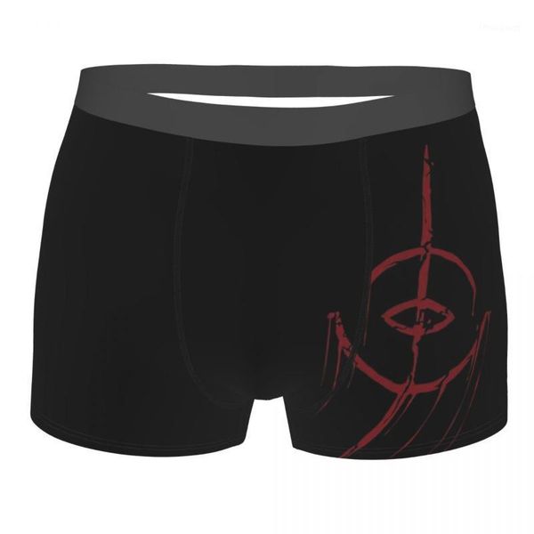 

underpants bloodborne action games cotton panties man underwear moon rune shorts briefs, Black;white