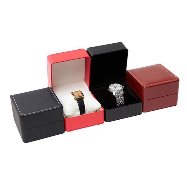 

watch boxes & cases fashion box leather watches, Black;blue