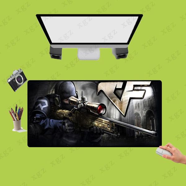 

mouse pads & wrist rests xgz large gaming lockedge non-slip game mat for lapkeyboard pad desk csgo gun notebook gamer mousepad