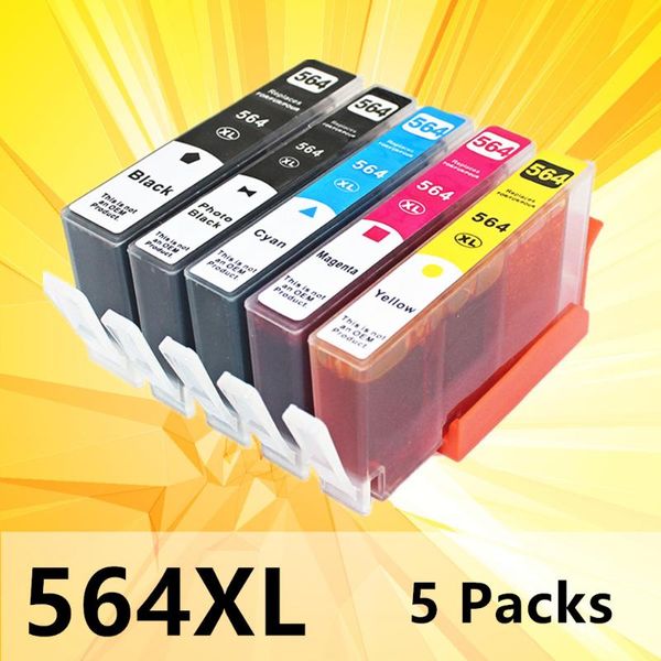 

ink cartridges 5pcs 564xl compatible cartridge 564 for deskjet 4610 4620 6512 6515 d5460/d5463/d5468/d7560 inkjet printer