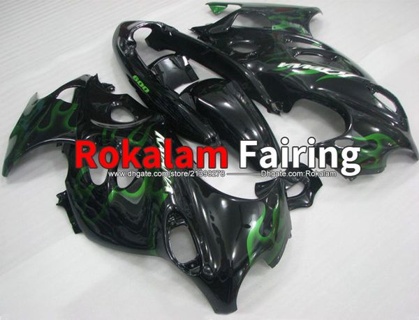 GSX750F 05 06 Verde Nero Carenatura per Suzuki Katana GSX600F 2005 2006 GSX 750 F GSX 600 F Carrozzeria