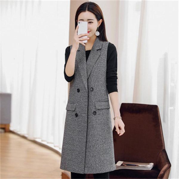 

2021 vest woman pocket lady of the jacket was thin size large women's p8k9, Black;white