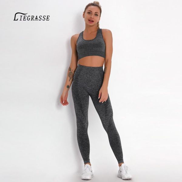 

yoga sets women gym clothes fitness seamless women gym set clothes workout sports tights sports suit, White;red