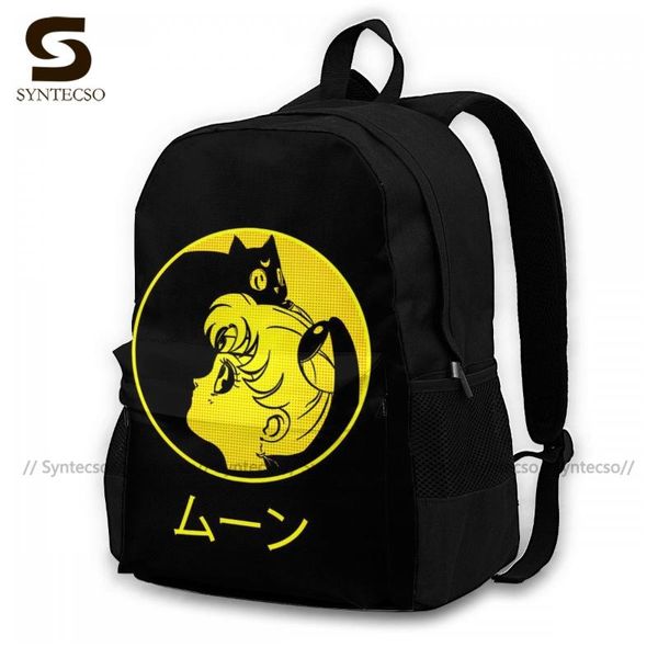 

sailor moon backpacks primary school woman large backpack cool polyester bags