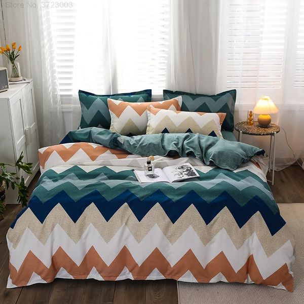 Set di biancheria da letto Deluxe Geometric Print Set Fashi