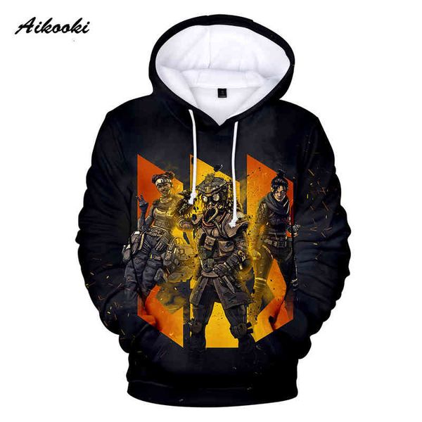 

women's hoodies & sweatshirts cool personality apex hoodie subtitles hoodies of men's women in hoods 3d game male sweatshirts crea, Black