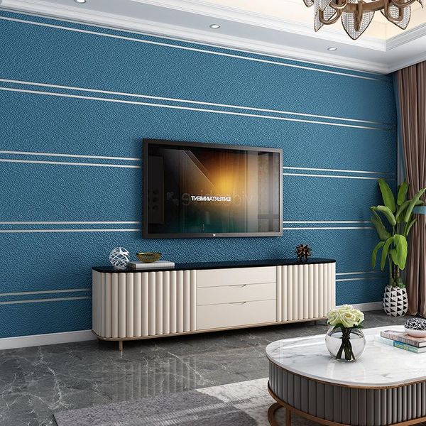 

wallpapers simple modern striped wallpaper marble washable 3d exquisite leather pattern non-woven living room bedroom