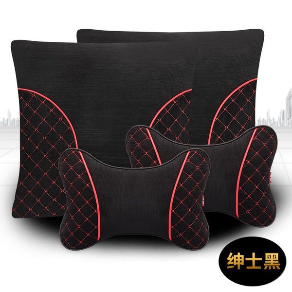 

seat cushions personalized fashion car headrest pillow women girl purple travel decoration case pp cotton neck back support