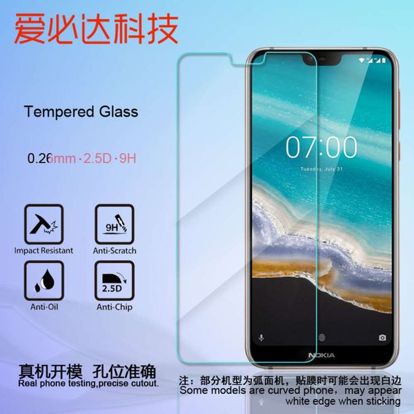 

7.1 8.1 toughened glass nokia 5.1 plus protective film