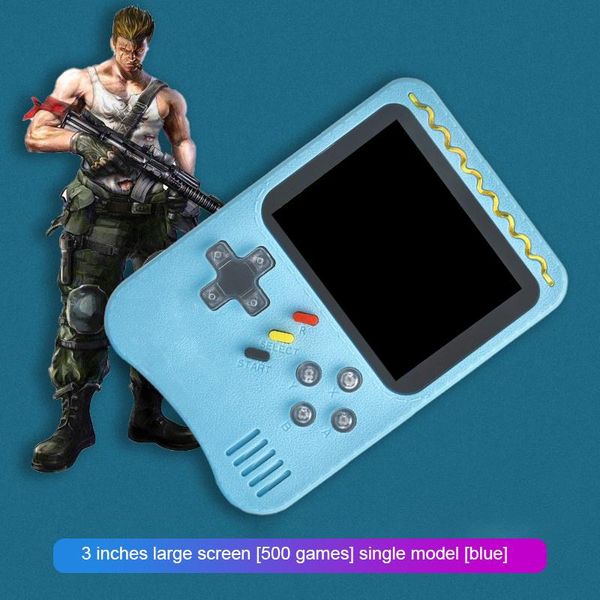 

game controllers & joysticks built-in 500 handheld console macaron retro gamepad xmas video children's players gift