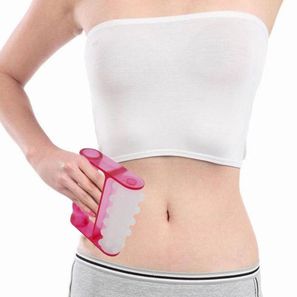 

handheld leg massager roller body pain relief slimming relax manual massage tool effective relieve physical and mental fatigue