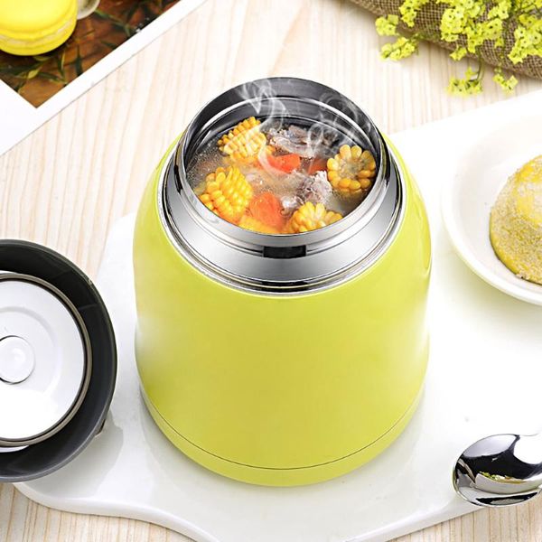 

dinnerware sets 2021 stainless steel beaker vacuum tank portable heat preservation lunch box large-capacity smoldering pot soup porridge