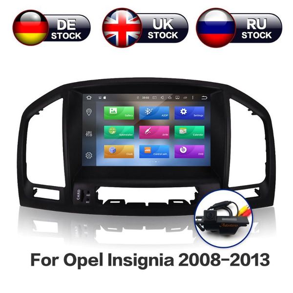 

player android 9.0 4+64gb ips screen car dvd gps navigation for vauxhall holden insignia 2008-2013 cd300 cd400 camera