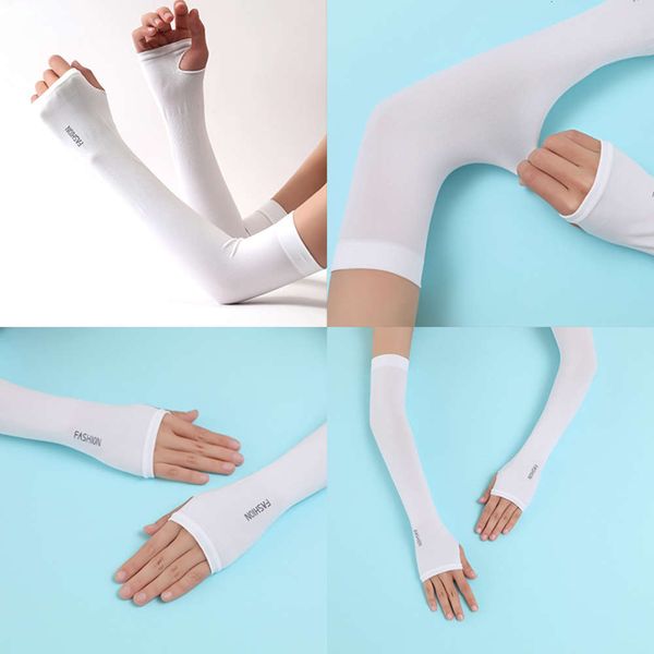 

ice summer sleeve women's thin long men's gloves driving arm ice silk