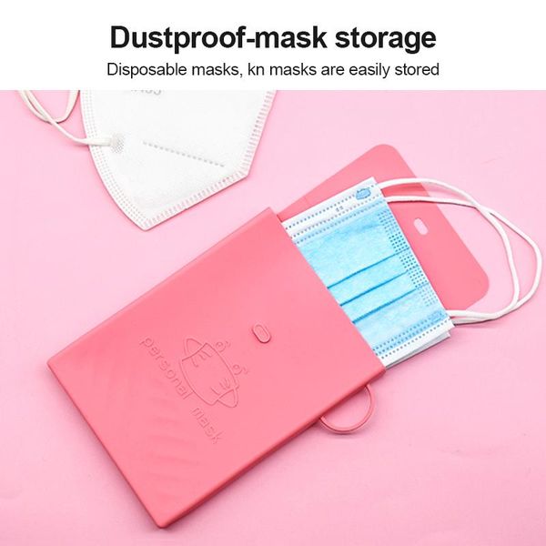 

storage bags mask cover bag portable facemask holder face box case save boxes caja para guardar