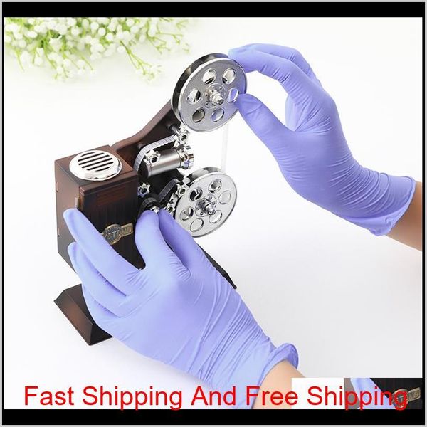 

factory wholesale blue purple nitrile gloves in stocks warehouse ent via dhl fedex qylgop hx_pack