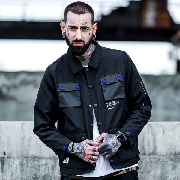 

men spring thin windproof pilot bomber jacket casual fashion slim fit streetwear hip pop jackets coats kg-65, Black;brown