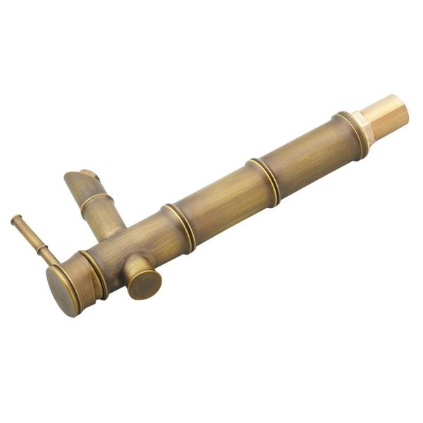

european antique copper retro bamboo basin bamboo mixer (style 2)