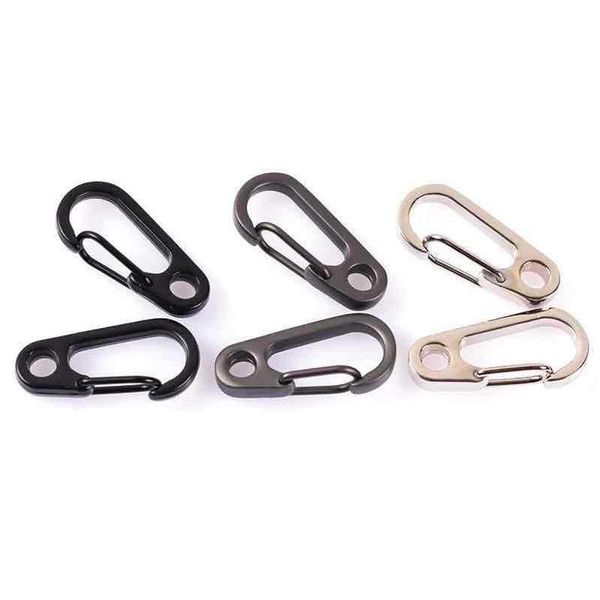 

10pcs mini carabiner keychain key ring clips snap hook carabiner climbing camping hanging buckles outdoor hiking spri jllhtw