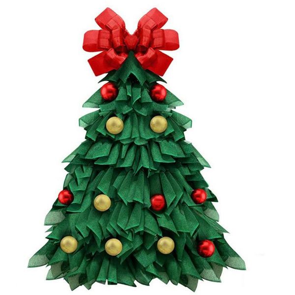 

christmas decorations tree pendant door hanging green linen garland