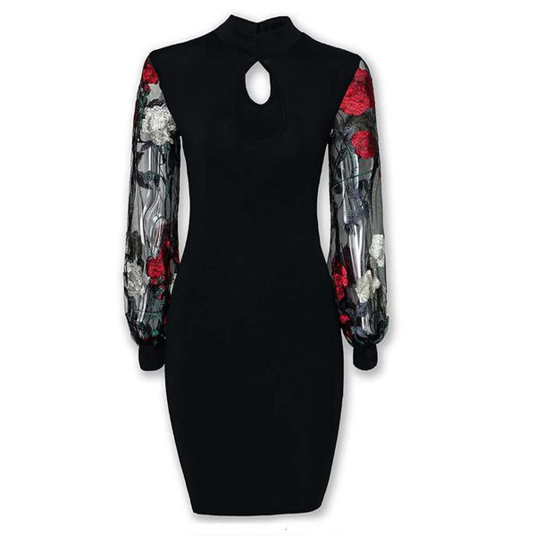 

new mid long dress in autumn and winter, Black;gray