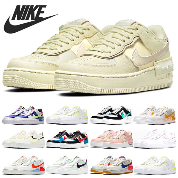 

nike air force airforce 1 af1 platform women running shoes shadow coconut milk sunset pulse barely green pastel pale ivory pink mens trainer