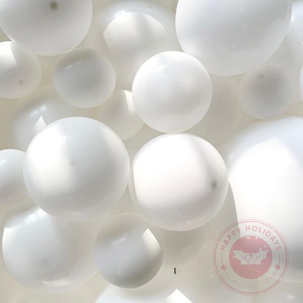 

party decoration matte pure white balloons 5-36inch round blue purple art shape wedding birthday baby shower big helium balloon