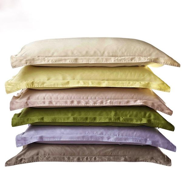 

pillow case solid color plain blank throw luxury vintage cover 100% silk satin pillowcases