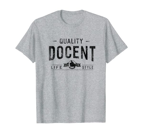 

quality docent t-shirt for women men great gift idea, White;black