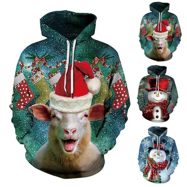 

women's hoodies & sweatshirts 2021 oversized sweathirt winter christmas long sleeve hooded coat pullover outwear oversize, Black