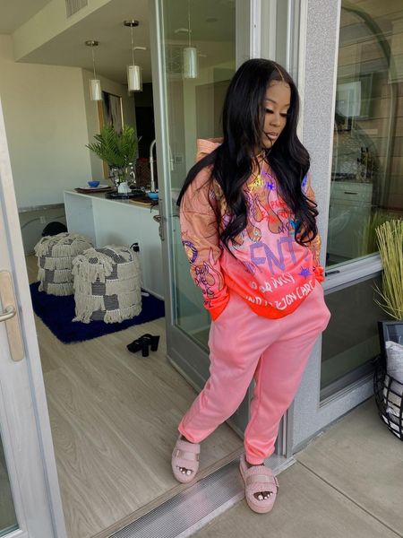 

women's 2-piece sweatpants, printed hoodie set, long sleeves, stretch pants, new collection 2021 wih8, Gray