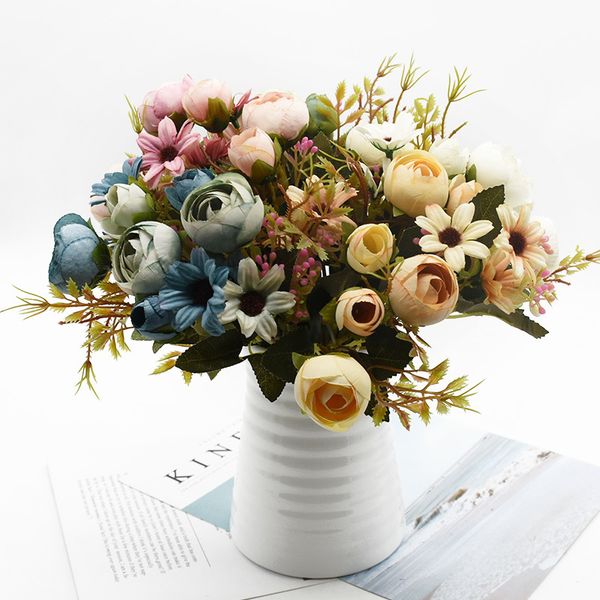 

home decoration, artificial bouquet, diy wedding ornaments, christmas vase, flower arrangement, 10 pieces