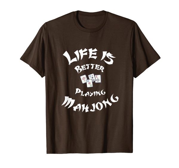 

Mah Jong Lucky No Jokers Fun Tile Game Great Gift T-Shirt, Mainly pictures