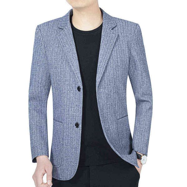 

luxury suits blaze 2021 single wtern middle-aged young busins casual spring and autumn two button men's suit et, Black