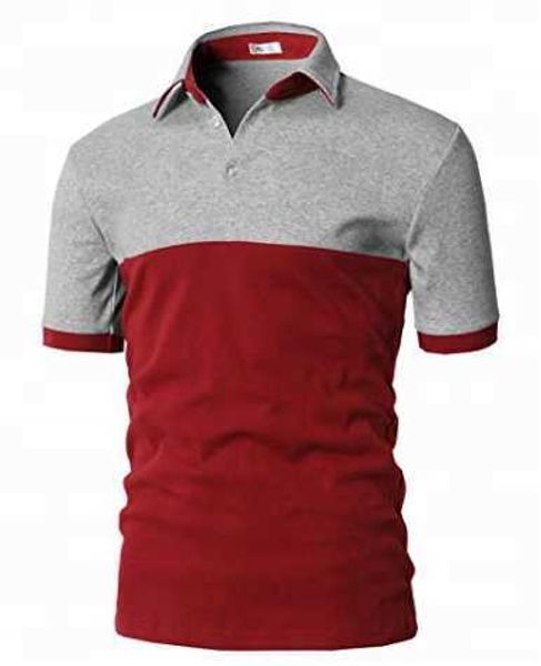 

custom 100% cotton men's polo shirt hit color block short sleeve shirt slim fit polo t shirts of various colors, White;black