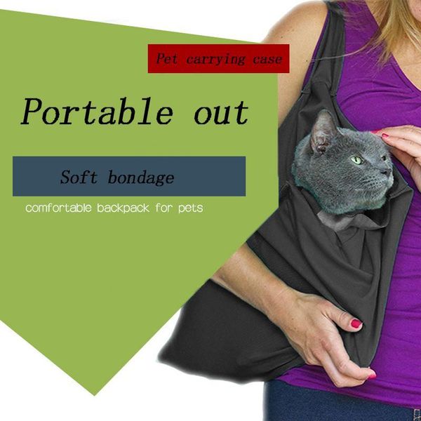 

cat carriers,crates & houses pet outdoor travel sling carrier for puppy cats hands shoulder pouch and tote