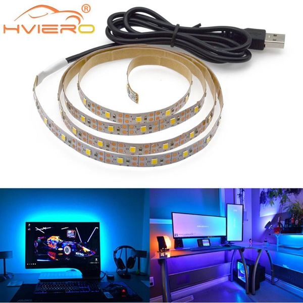 

strips led strip light dc 5v smd 3528 1m 2m 3m 4m 5m flexible lamp tape diode for tv bedroom background home festival lighting luces