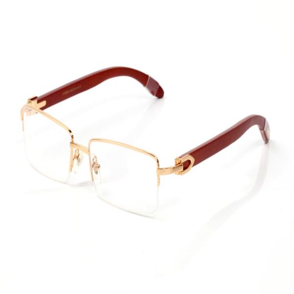 

fashion mens brand and wood shade sun buffalo horn rimless driving nature eyewear men glasses designer sunglasses glass 81339140 bjswh, White;black